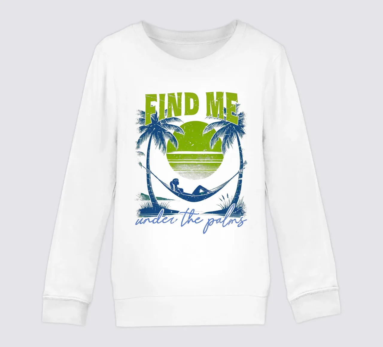 Find me under the palms felpa bambino da Kt10 Designs