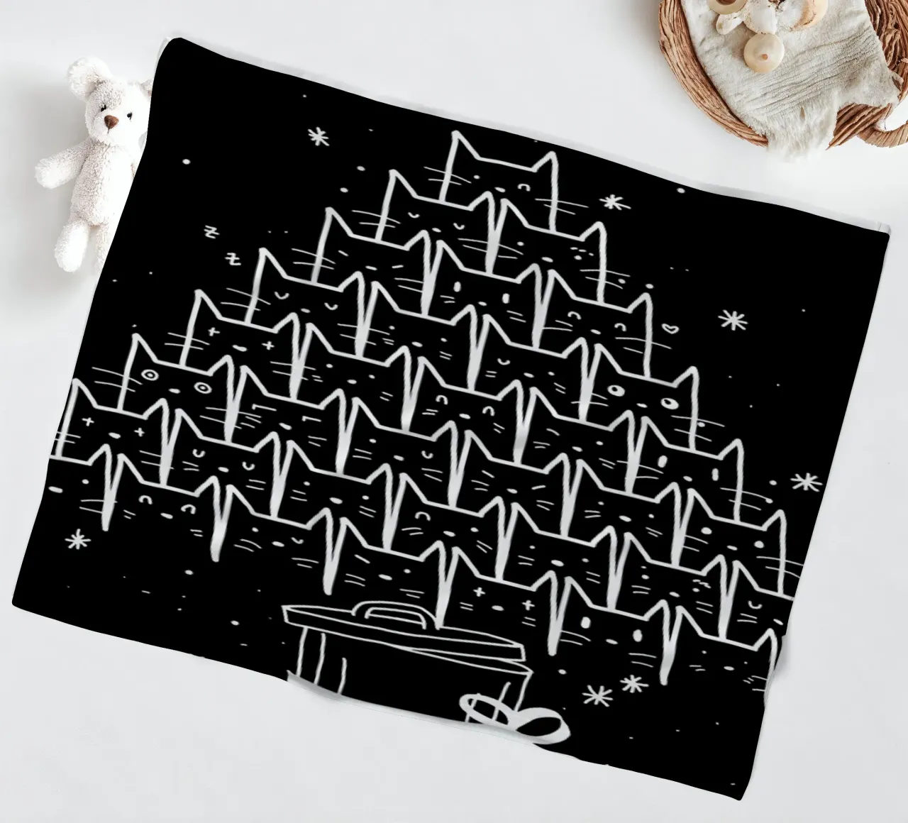 Catmas Fleecedecke von Tobe Fonseca