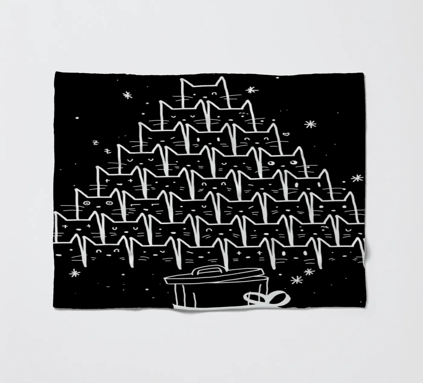 Catmas fleecedeken van Tobe Fonseca