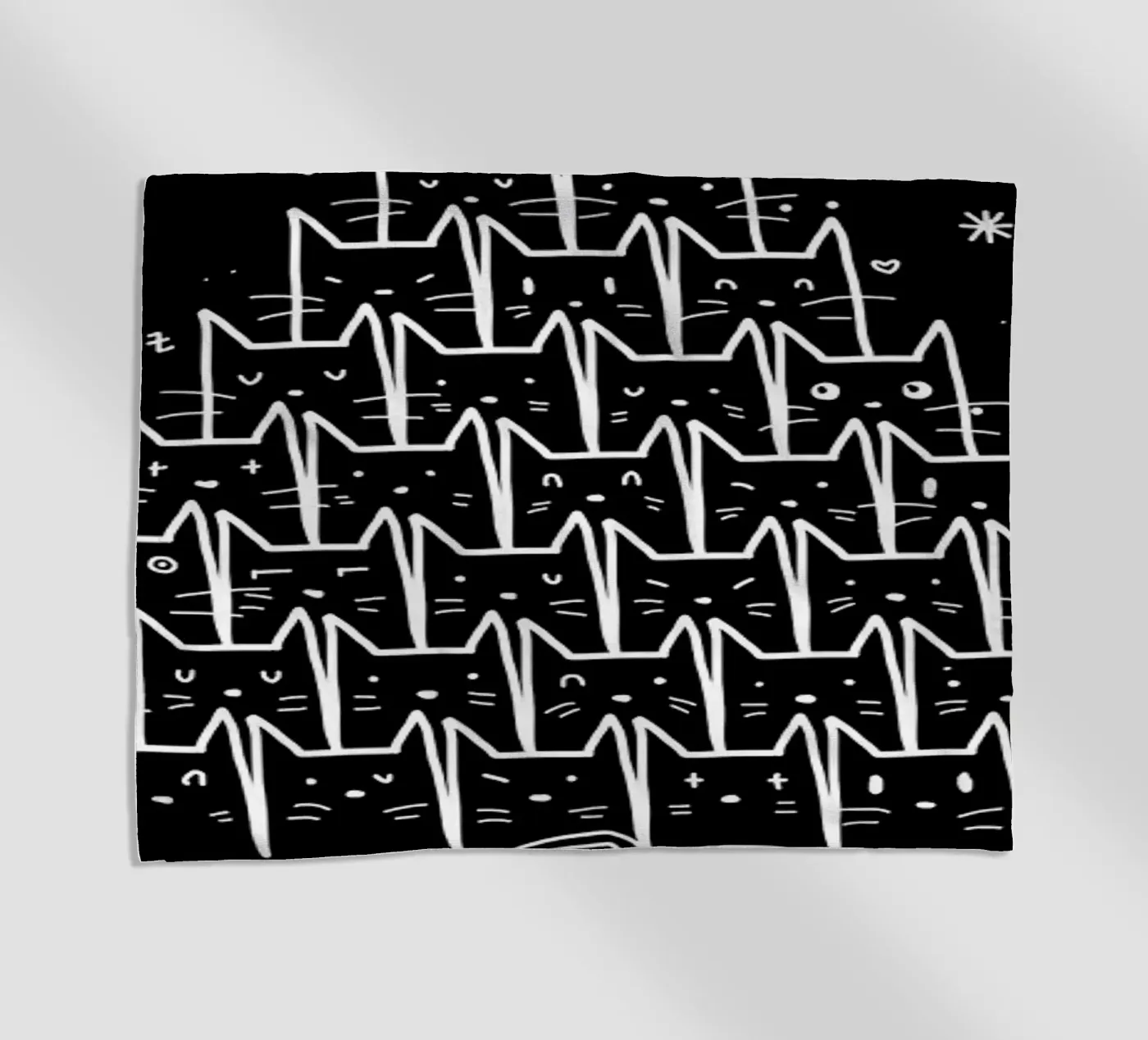 Catmas beach towel by Tobe Fonseca
