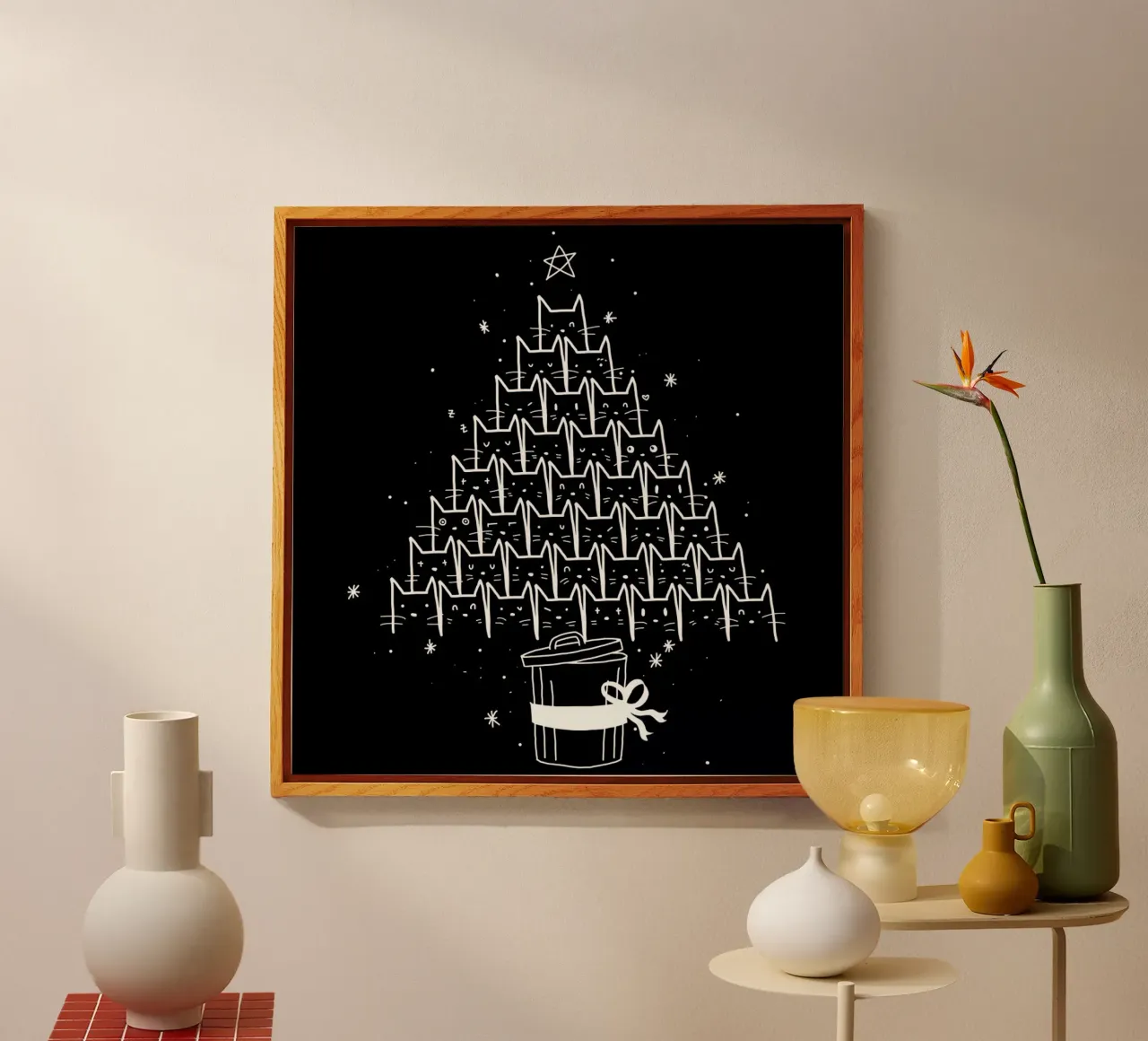 Catmas plexiglass da Tobe Fonseca