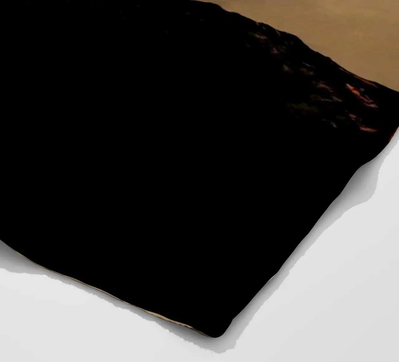 Mountain Heart fleece blanket by METROPOLIS