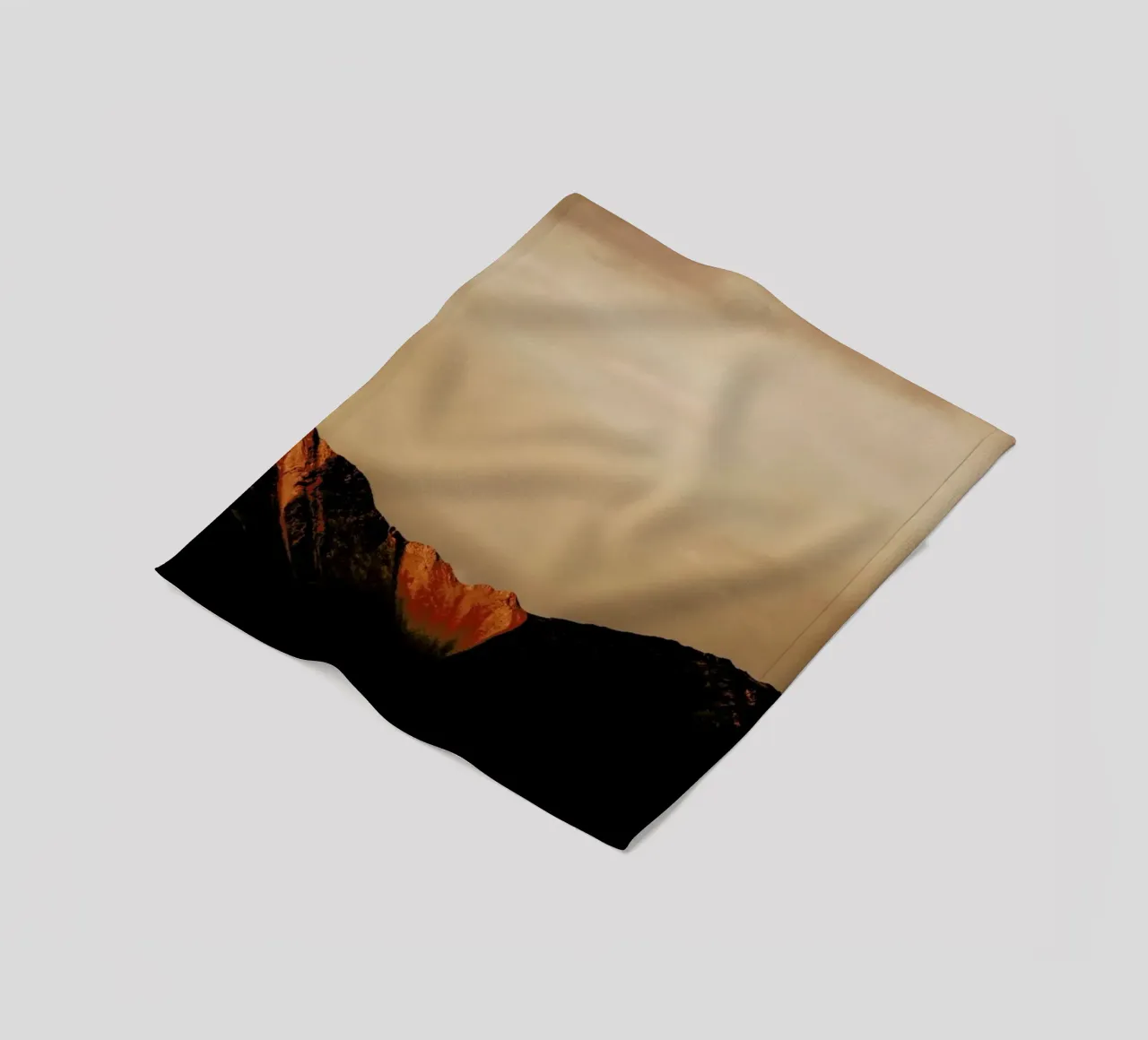Mountain Heart fleece blanket by METROPOLIS