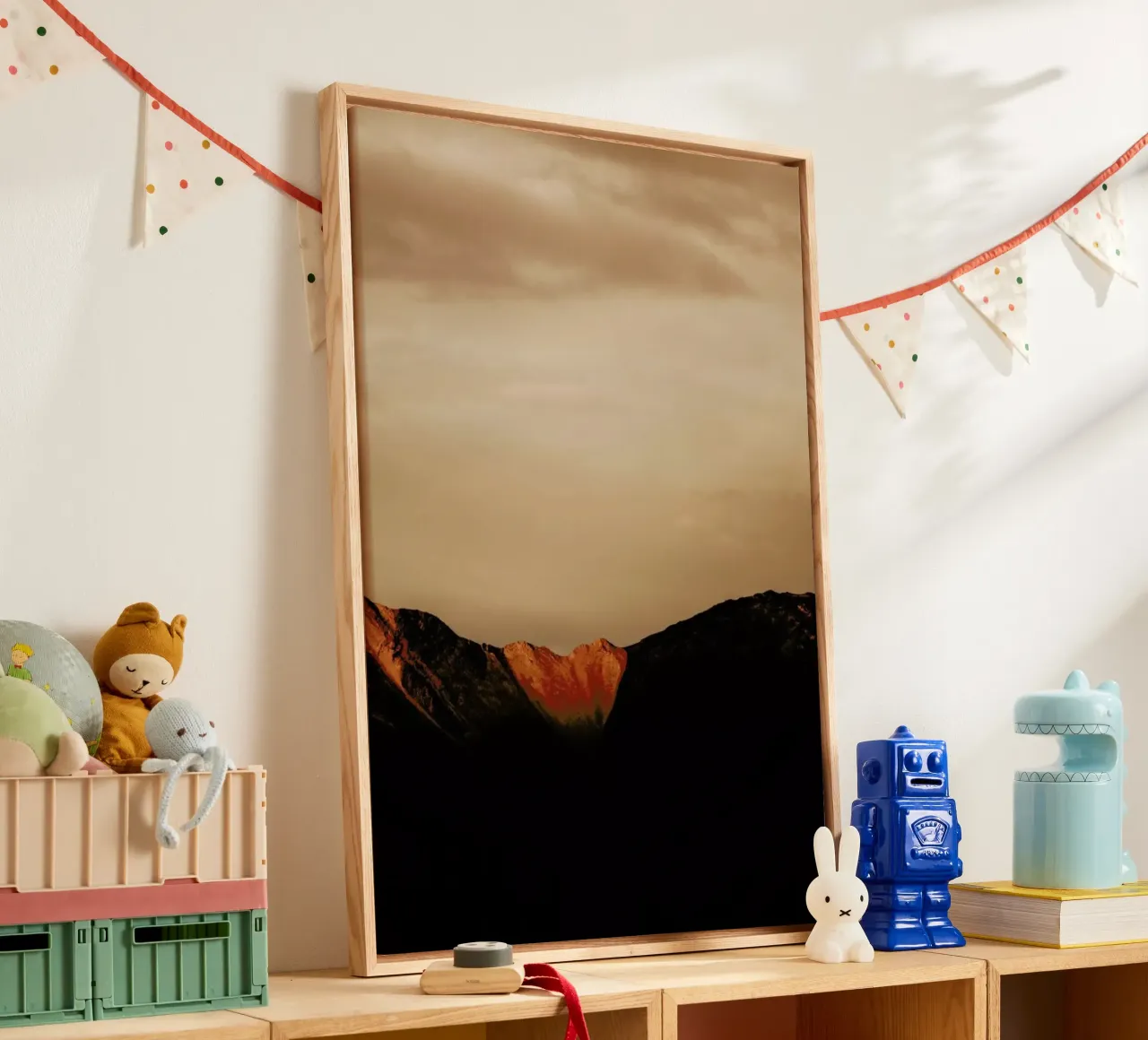 Mountain Heart canvas by METROPOLIS