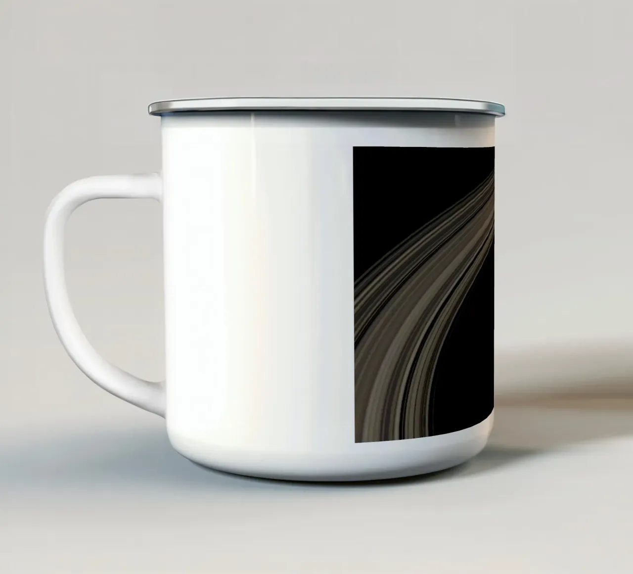 Geometry of a Giant tazza in smalto da Stellar Dream Art