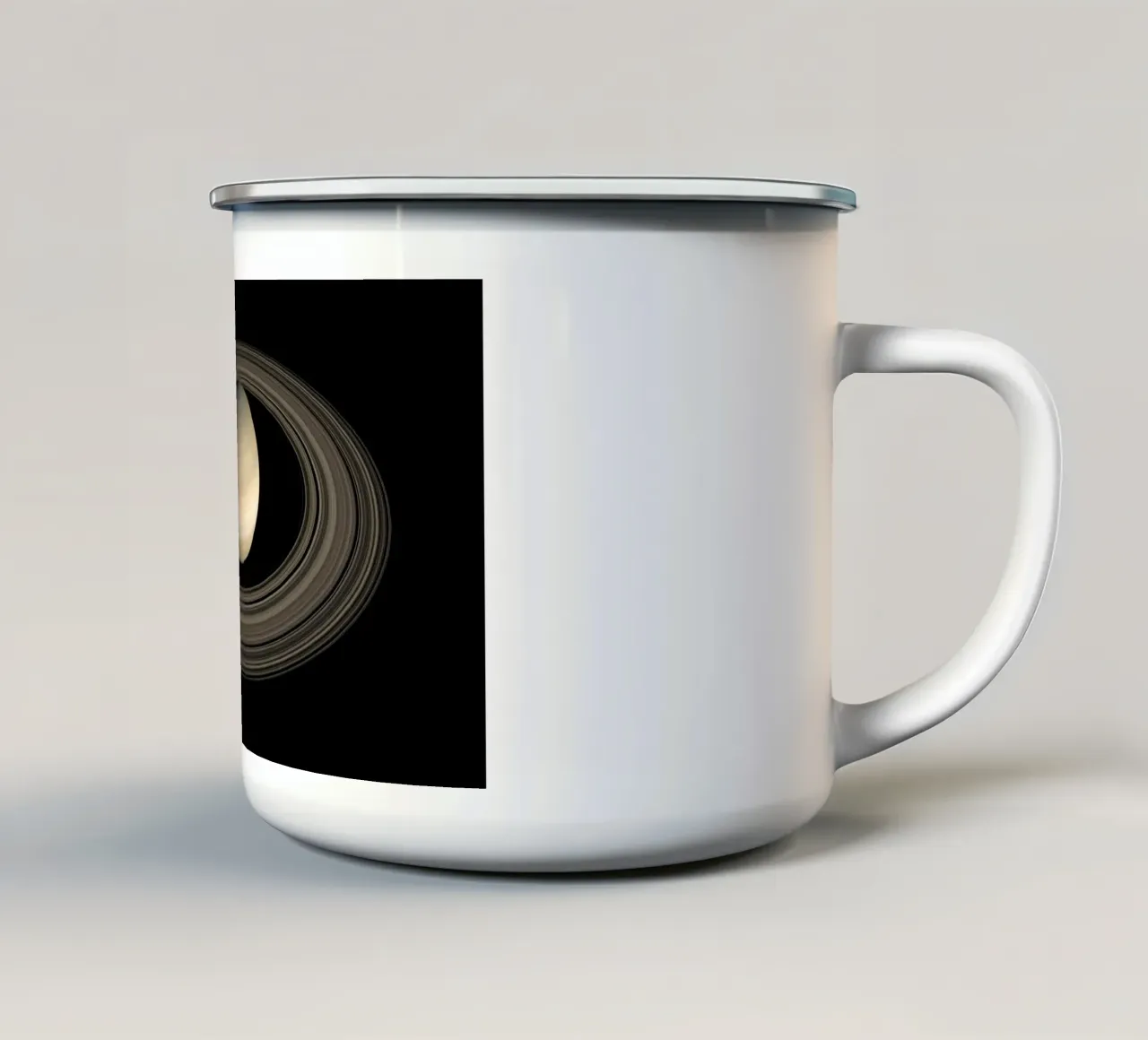 The Ringed Giant tazza in smalto da Stellar Dream Art