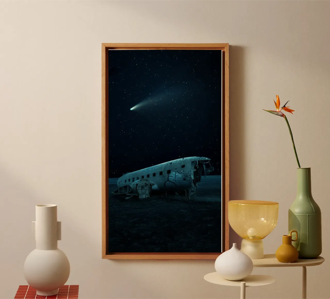 Wreck and Wonder tela con Cornice a cassetta da Stellar Dream Art