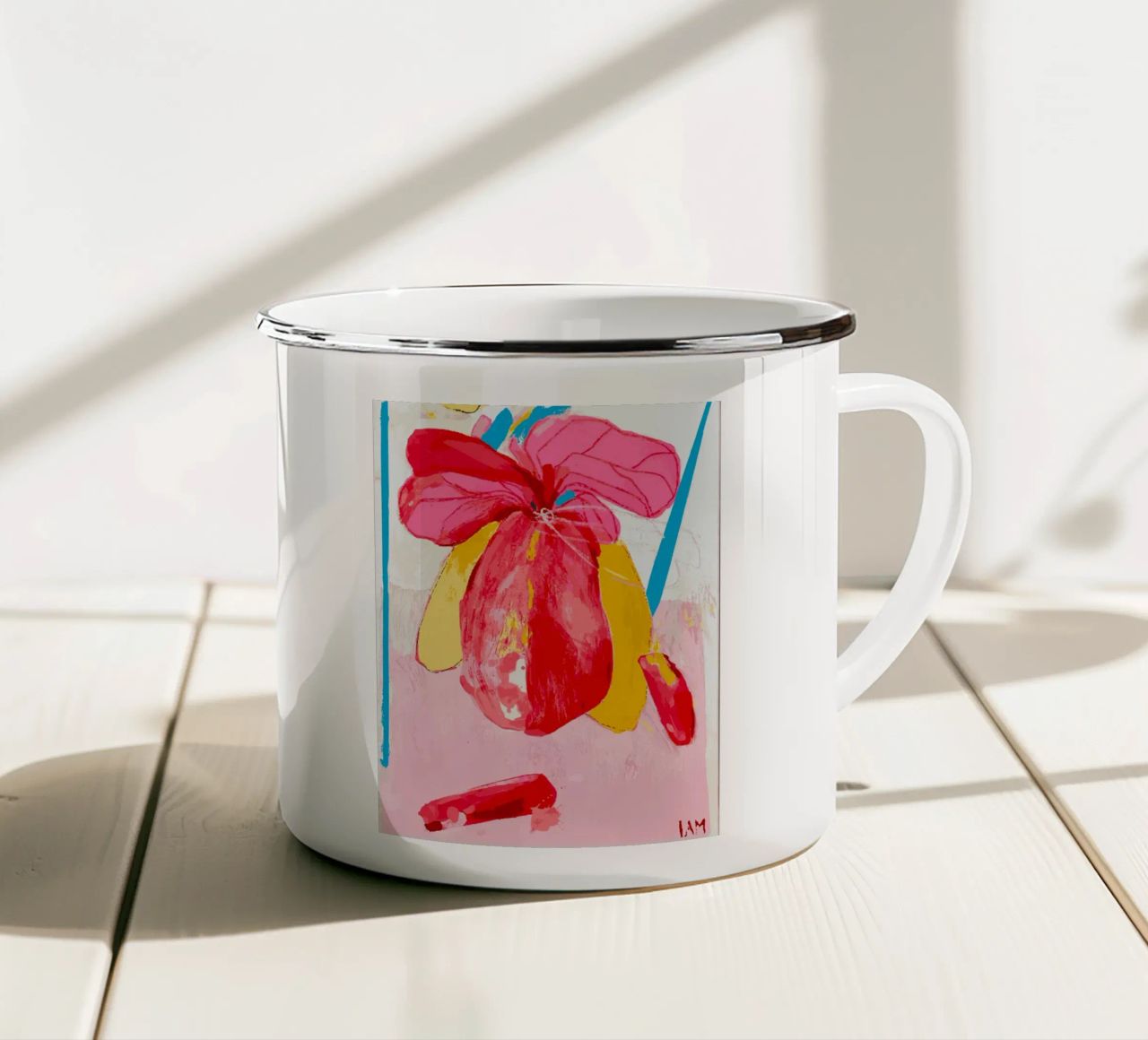 Patience tazza in smalto da Silvaya