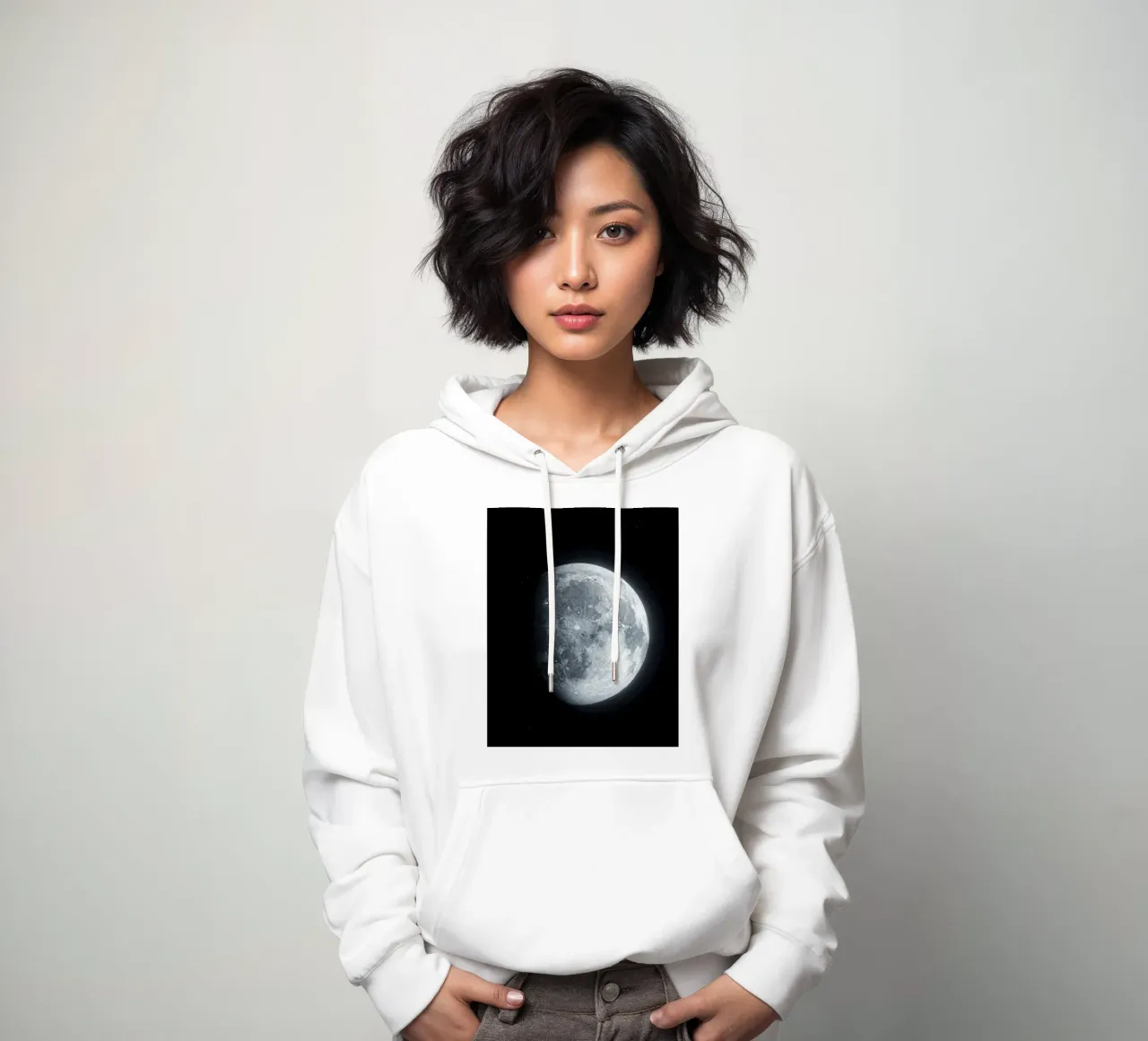 Luna Sublime felpa con cappuccio da Stellar Dream Art