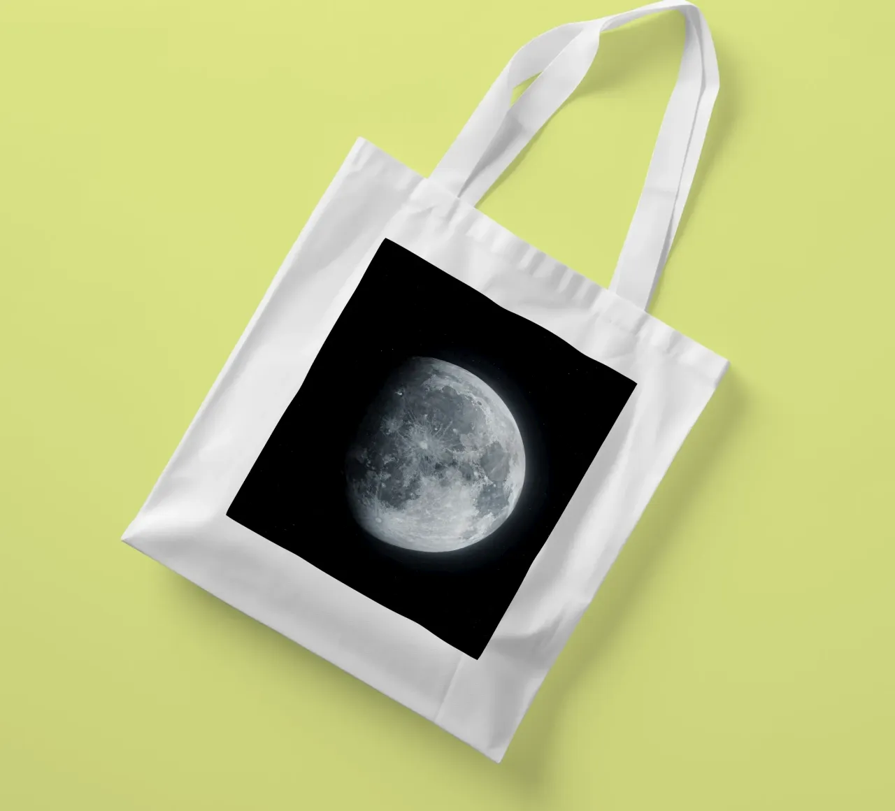 Luna Sublime borsa in juta da Stellar Dream Art
