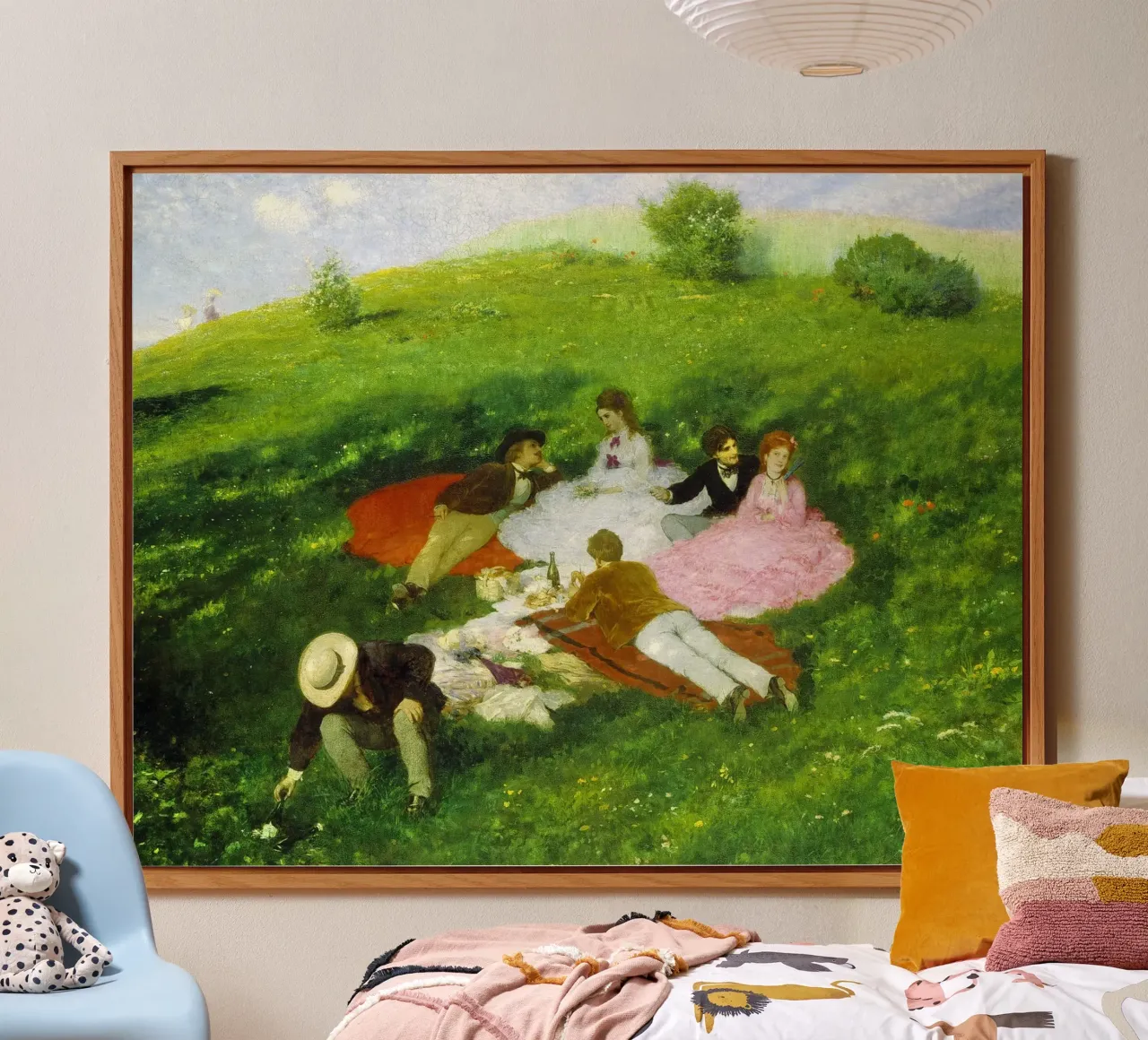 Paul Szinyei-Merse - Il picnic pannello forex da ARTOTHEK