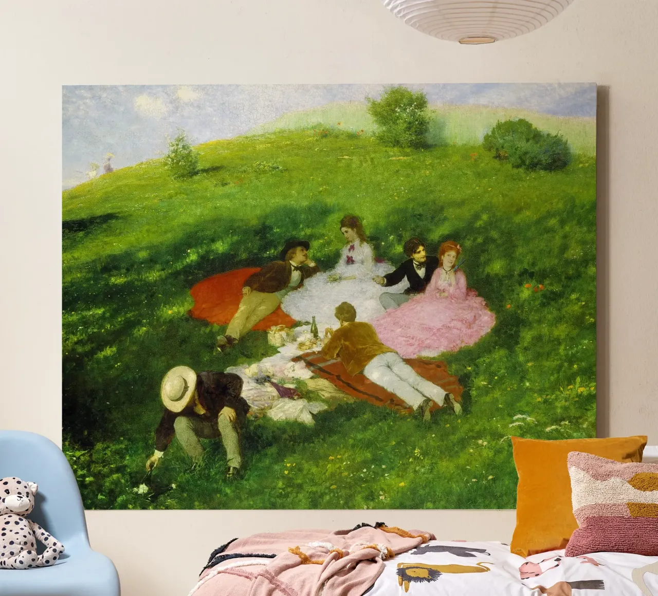 Paul Szinyei-Merse - The Picnic canvas by ARTOTHEK