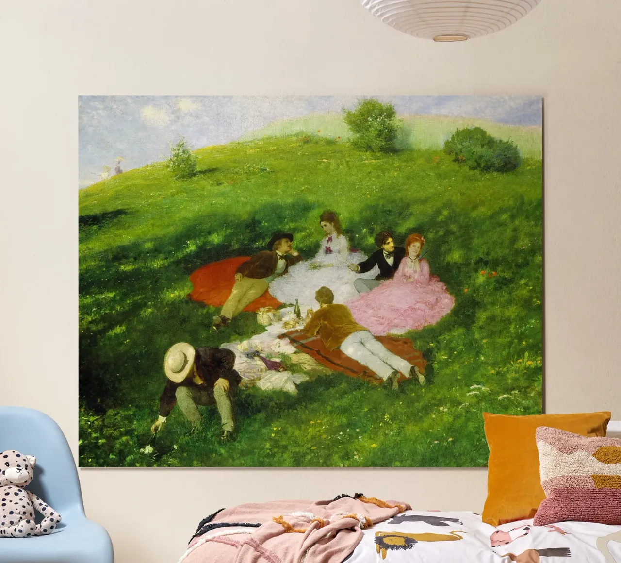 Paul Szinyei-Merse - Il picnic carta hahnemühle da ARTOTHEK