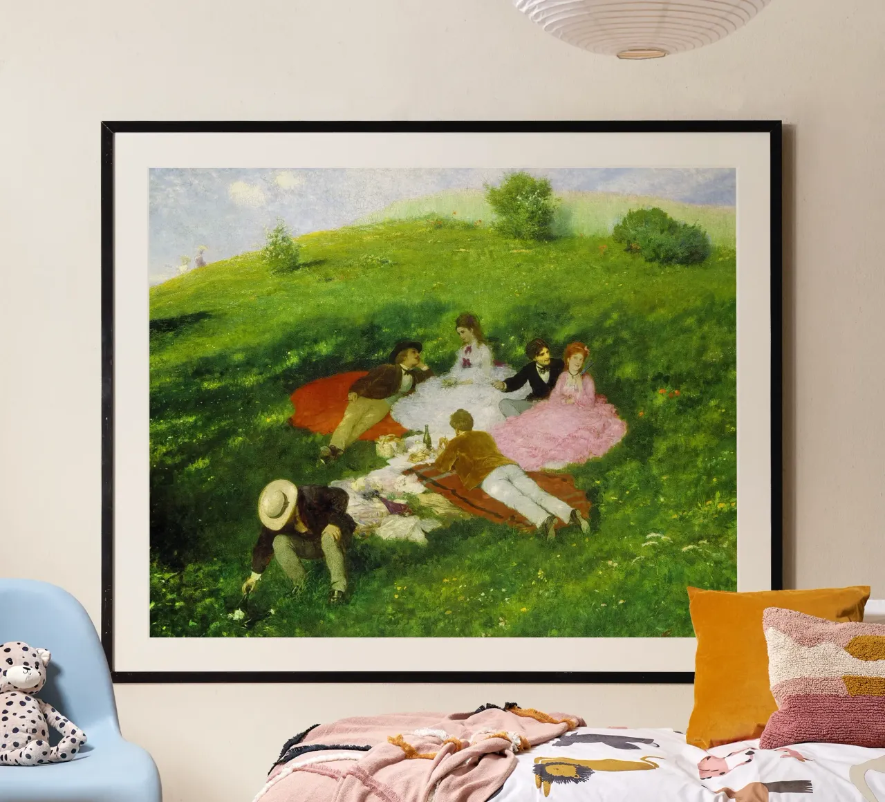 Paul Szinyei-Merse - Il picnic carta hahnemühle da ARTOTHEK