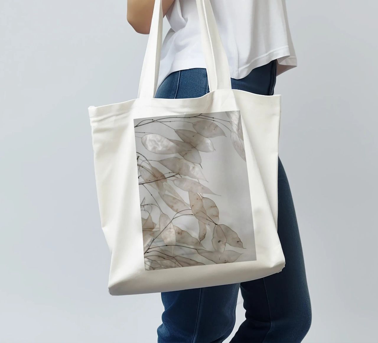 Abstract Branches Collected in the Forest borsa in juta da Studio Nahili