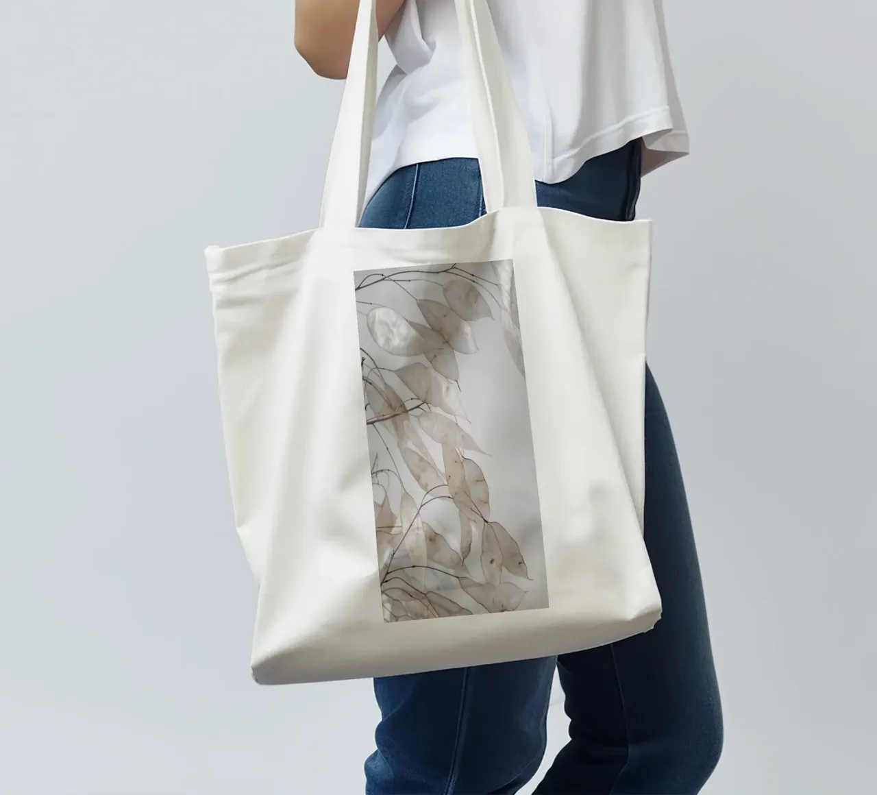 Abstract Branches Collected in the Forest borsa in juta da Studio Nahili