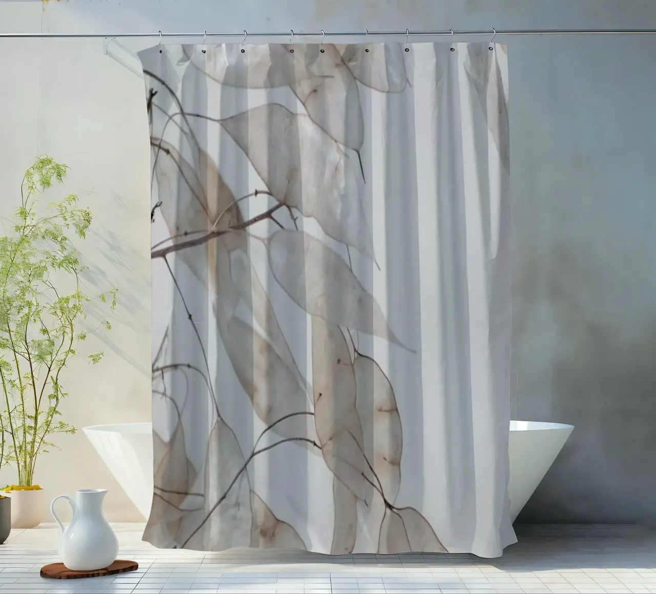 Abstract Branches Collected in the Forest Duschvorhang von Studio Nahili