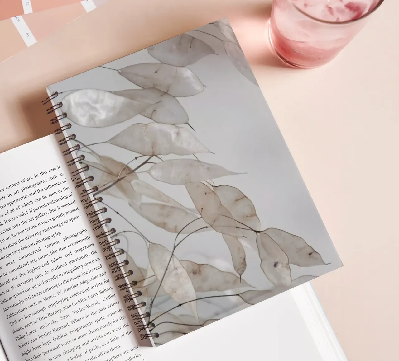 Abstract Branches Collected in the Forest diario ad anelli da Studio Nahili