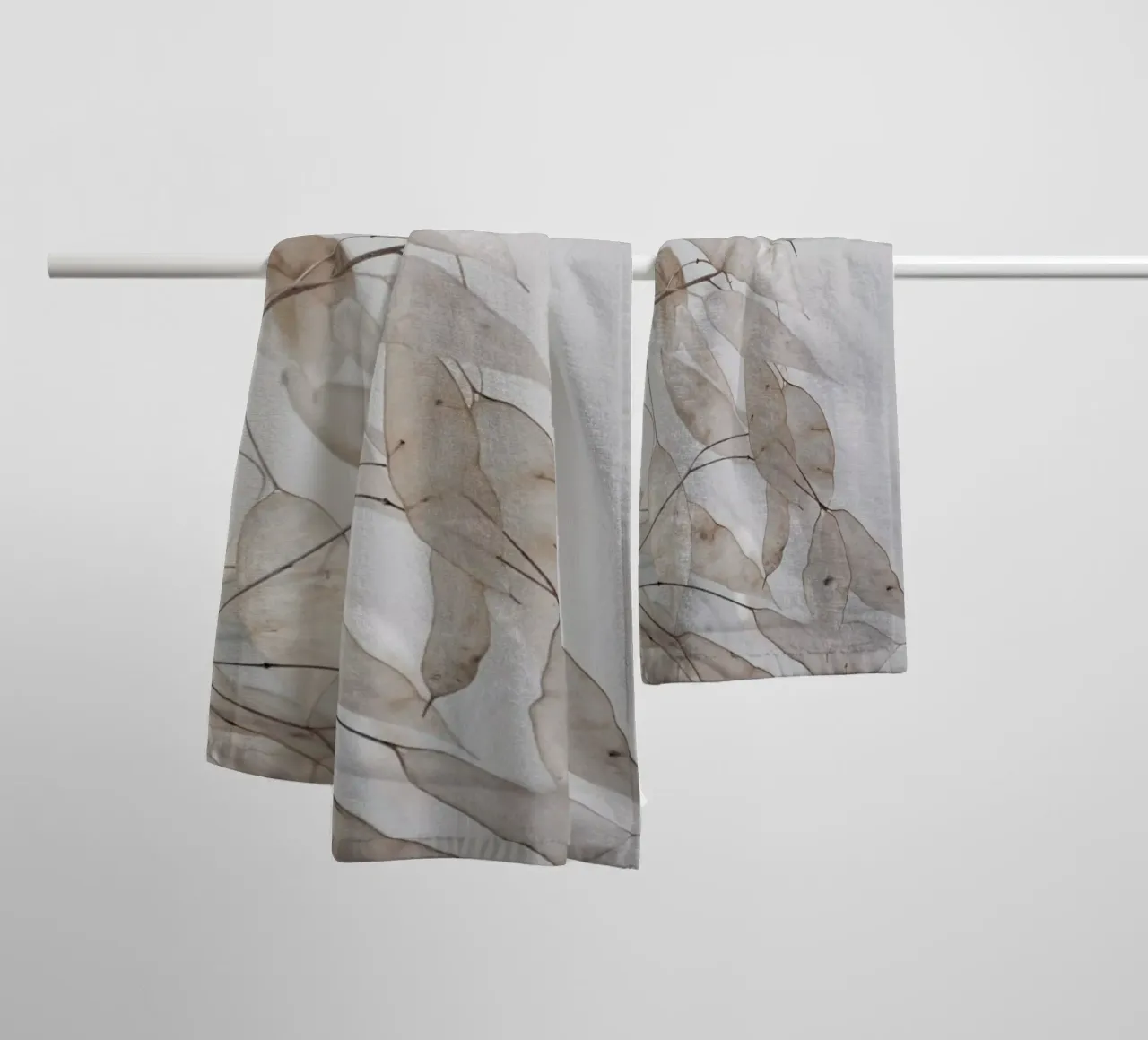 Abstract Branches Collected in the Forest badhanddoek van Studio Nahili