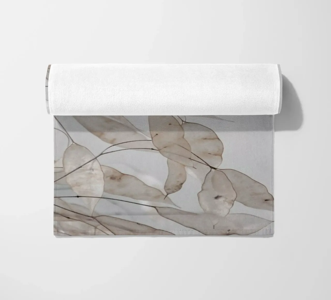 Abstract Branches Collected in the Forest Strandtuch von Studio Nahili