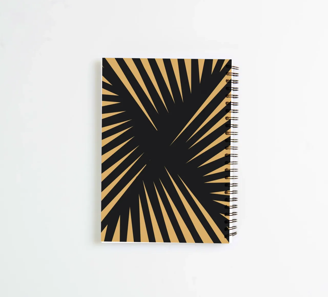 Palm leaf pattern 02 spiral notebook by Little Dean