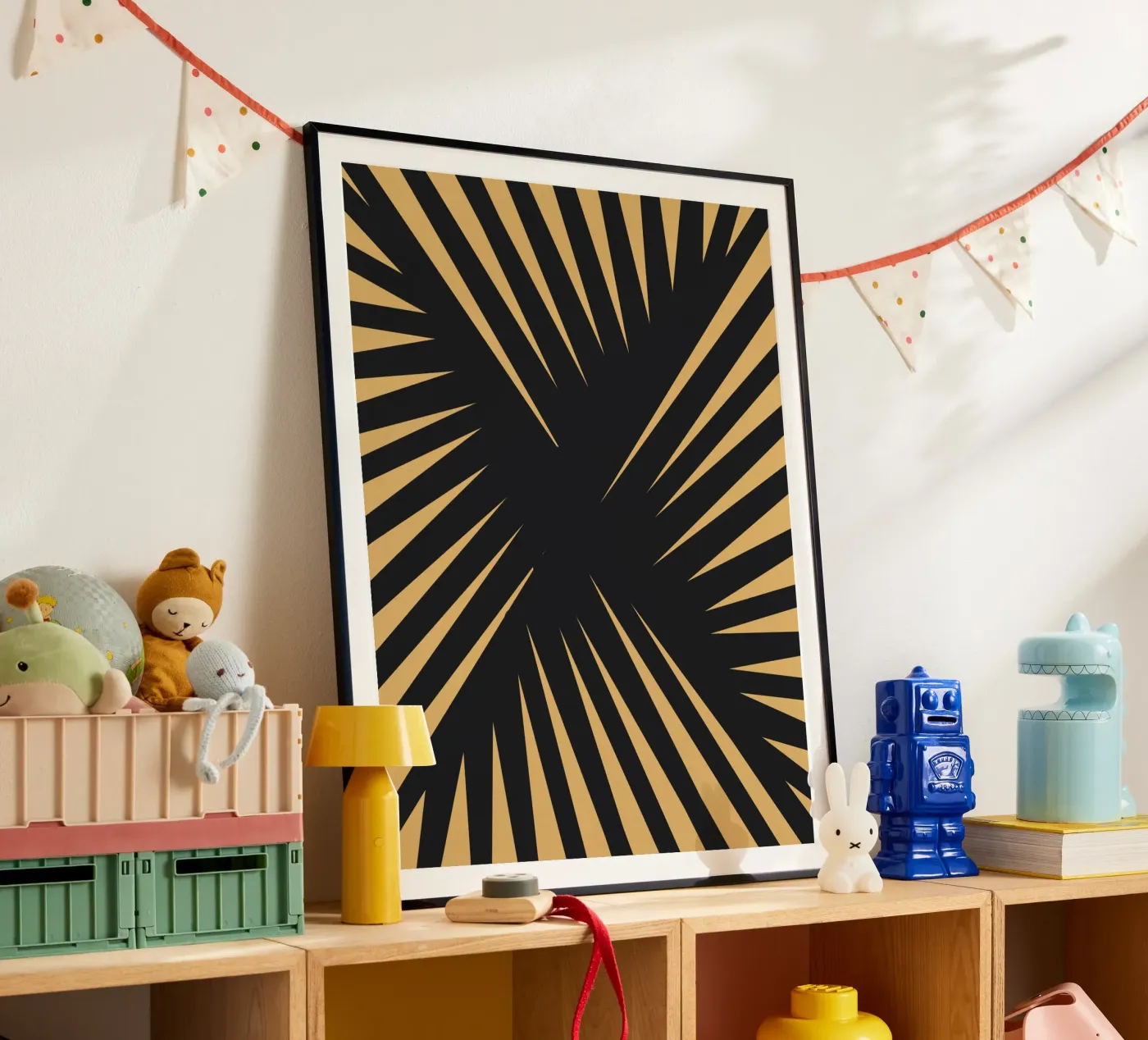 Palm leaf pattern 02 poster by Little Dean