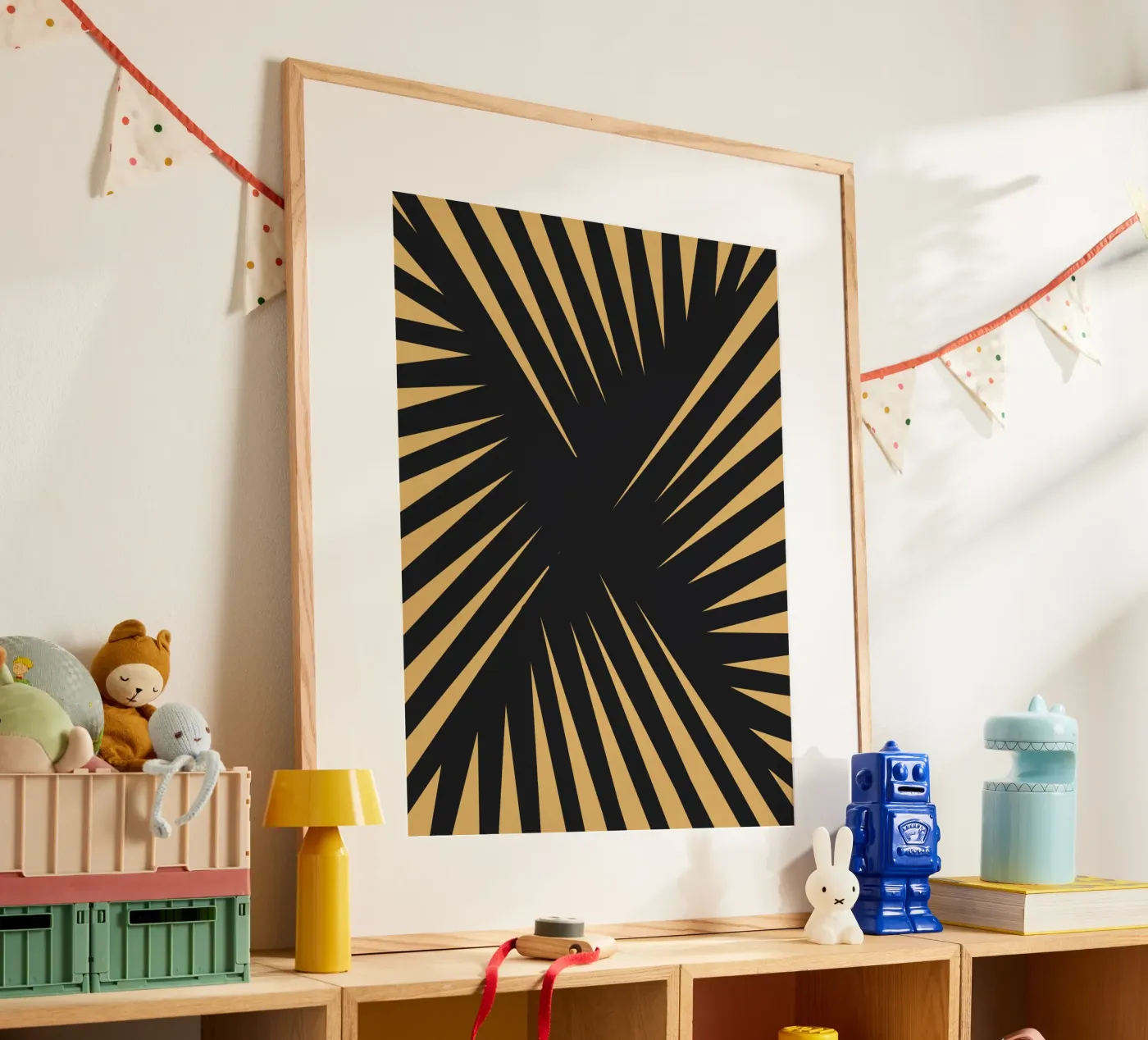 Palm leaf pattern 02 poster by Little Dean