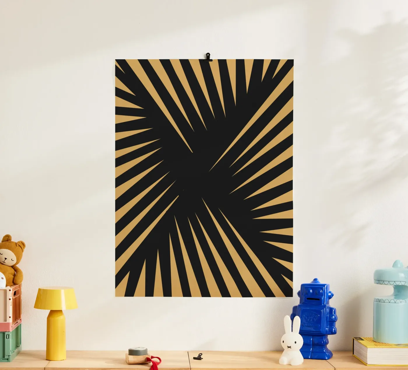 Palm leaf pattern 02 poster by Little Dean