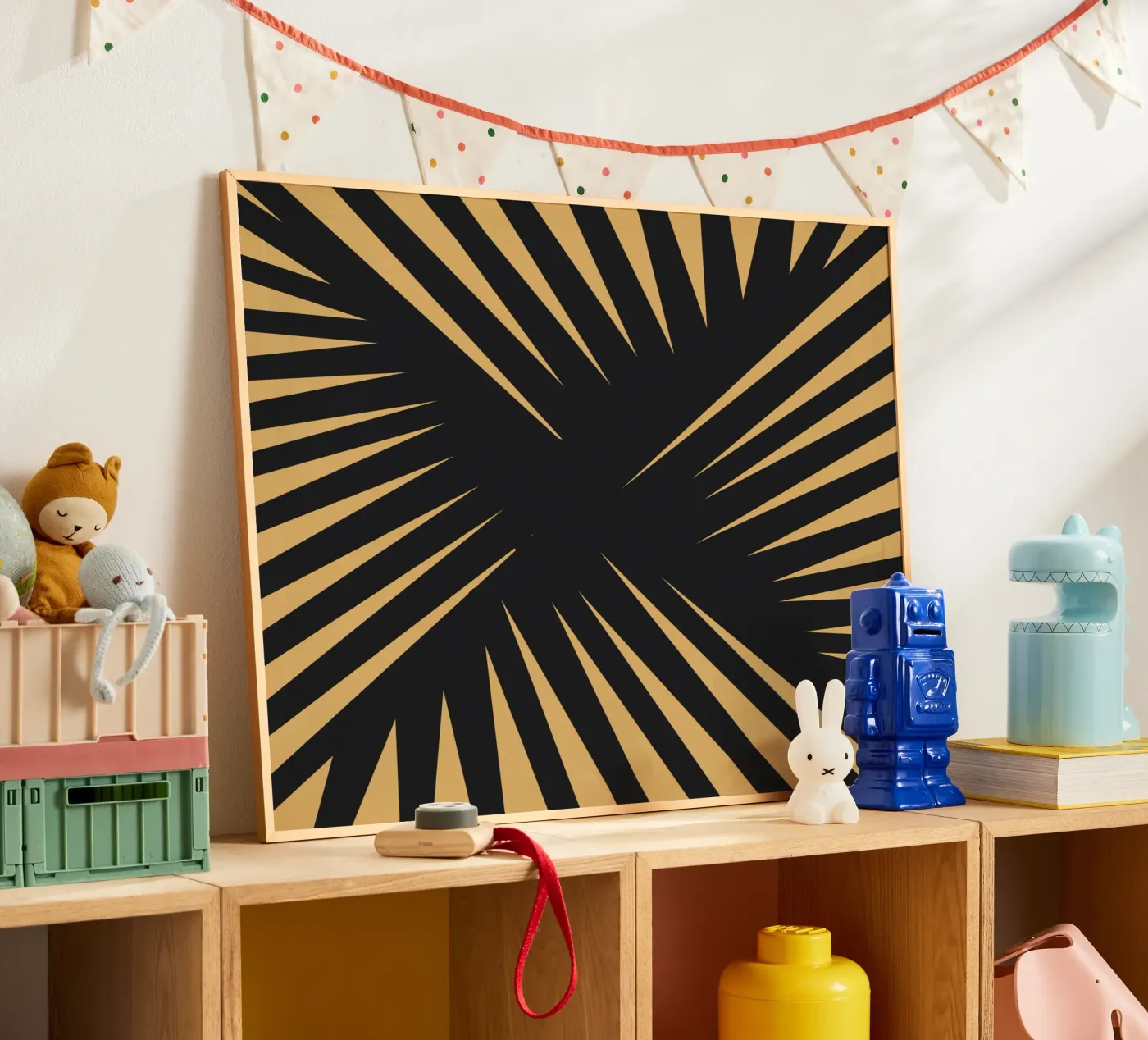 Palm leaf pattern 02 poster by Little Dean