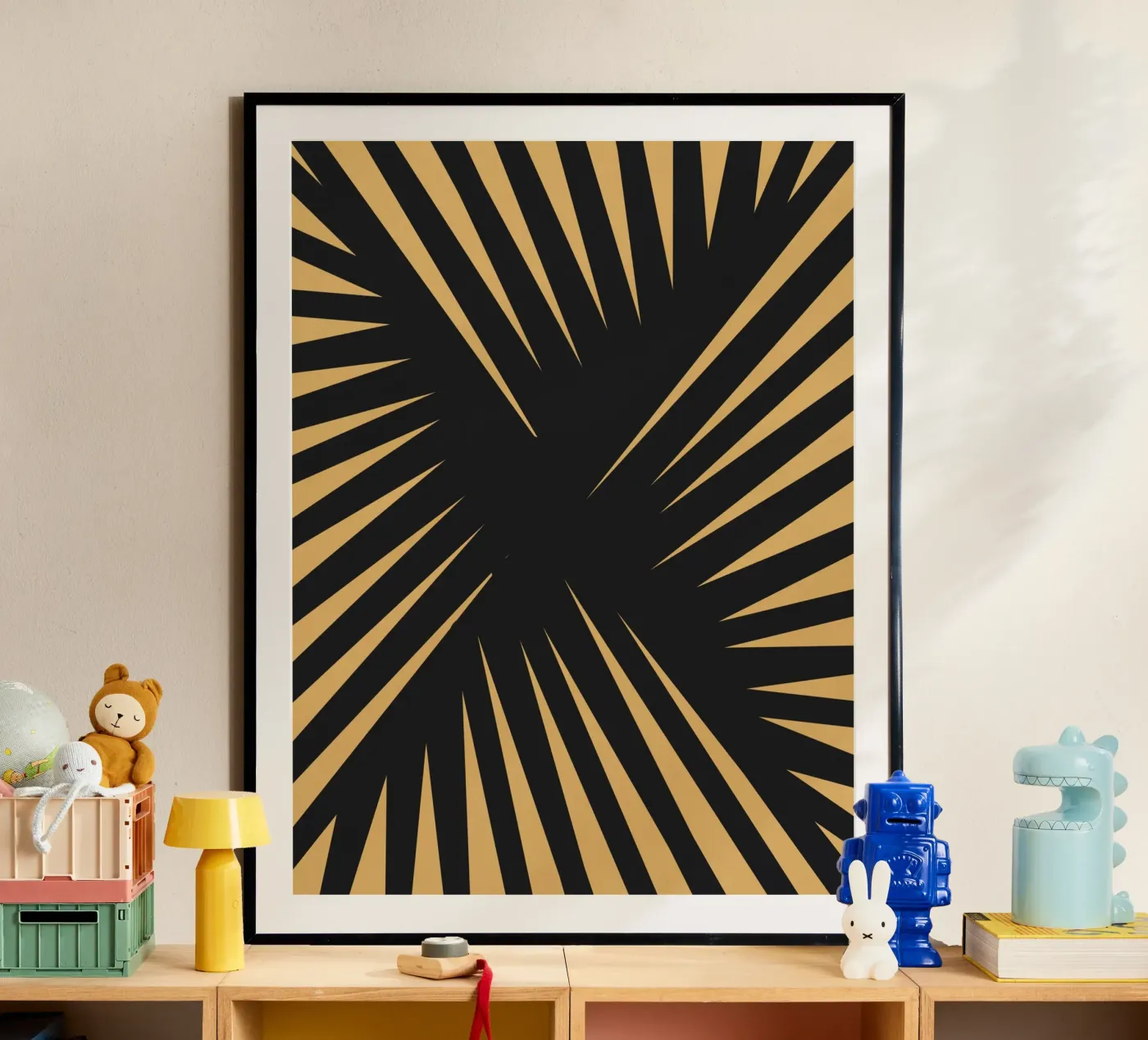 Palm leaf pattern 02 poster by Little Dean