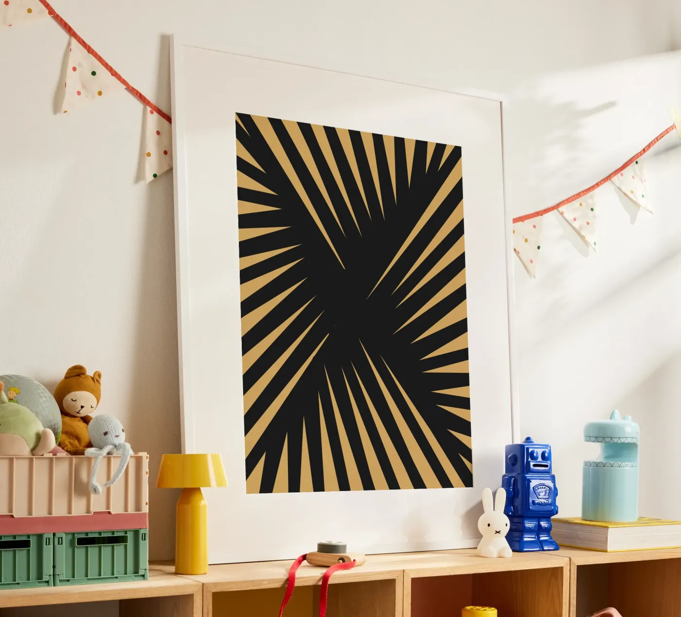 Palm leaf pattern 02 poster by Little Dean