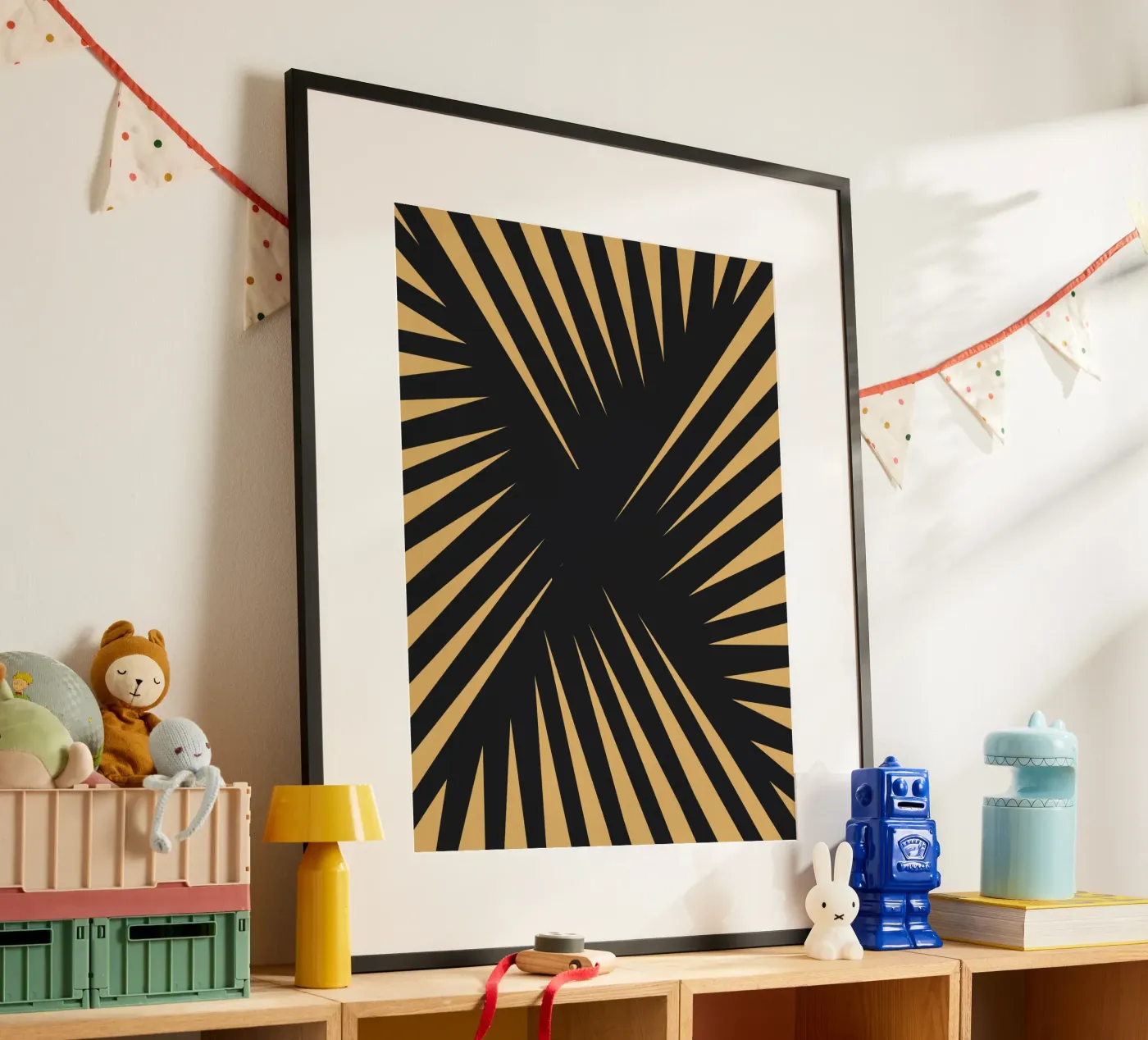 Palm leaf pattern 02 poster by Little Dean
