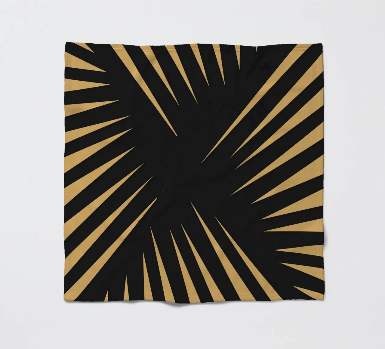 Palm leaf pattern 02 fleece blanket by Little Dean
