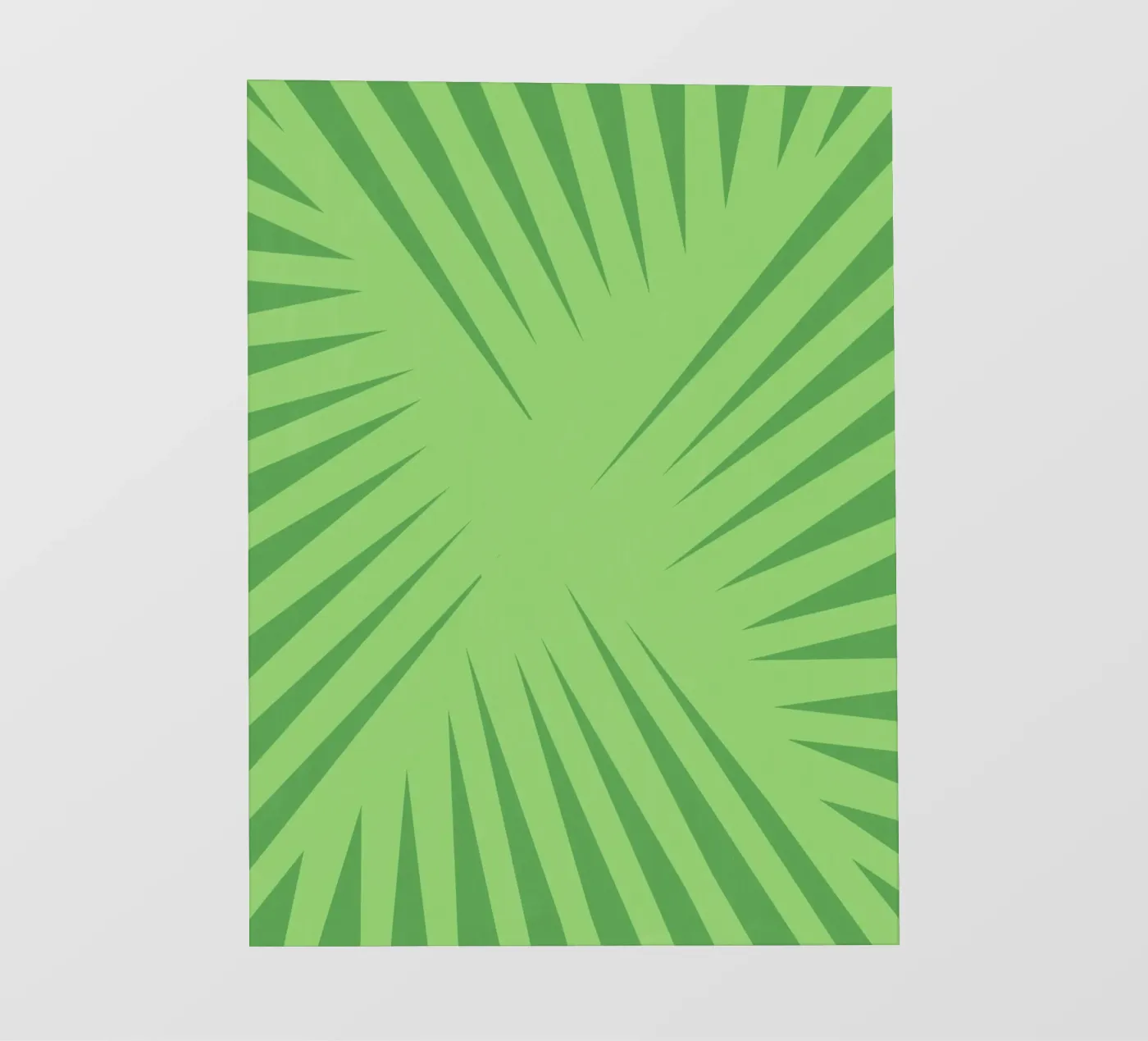 Palm leaf pattern backlit film by Little Dean