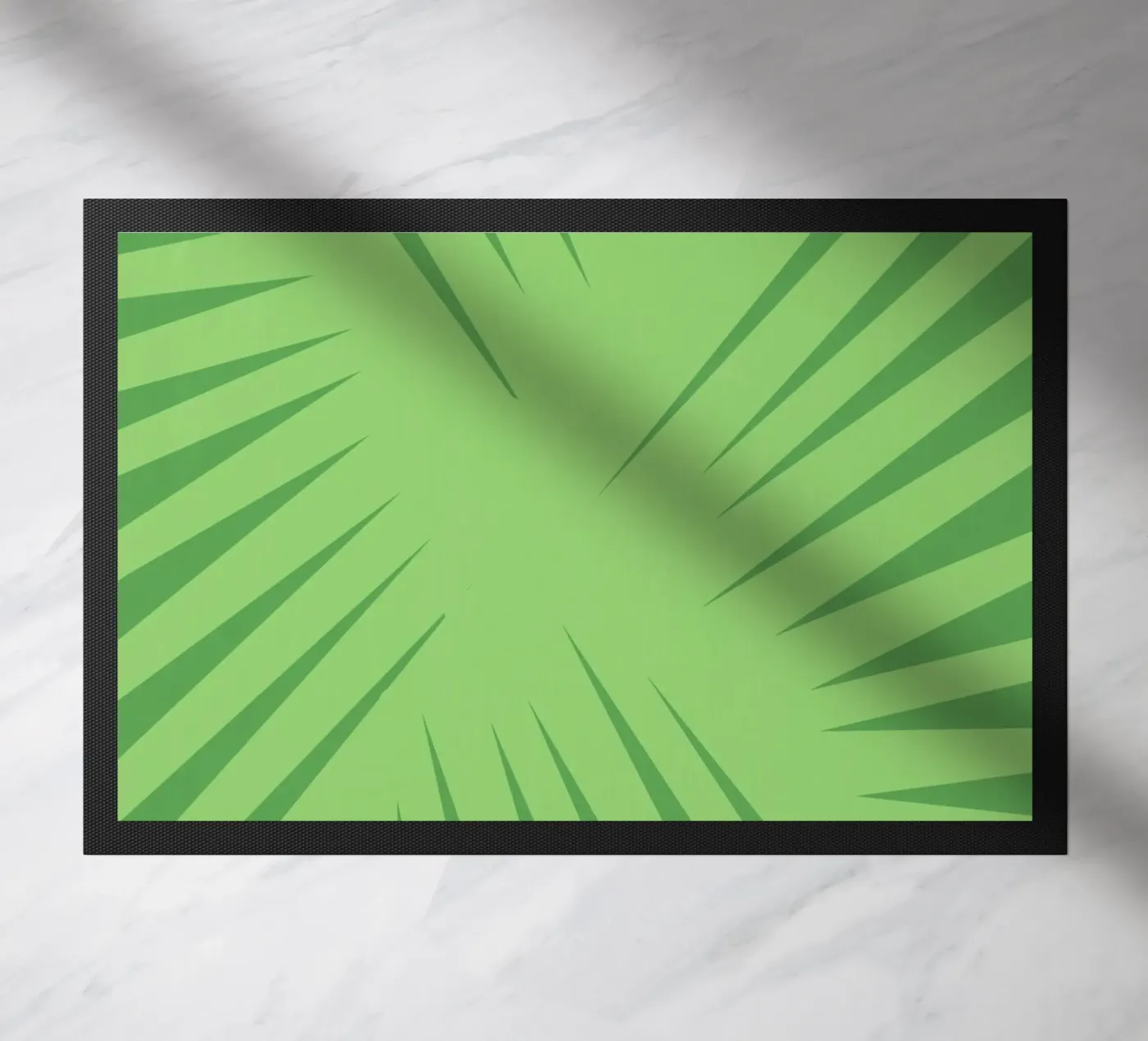 Palm leaf pattern zerbino da Little Dean