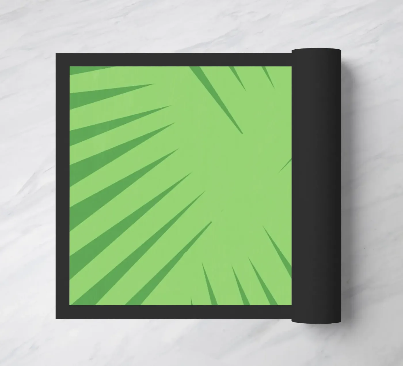 Palm leaf pattern zerbino da Little Dean