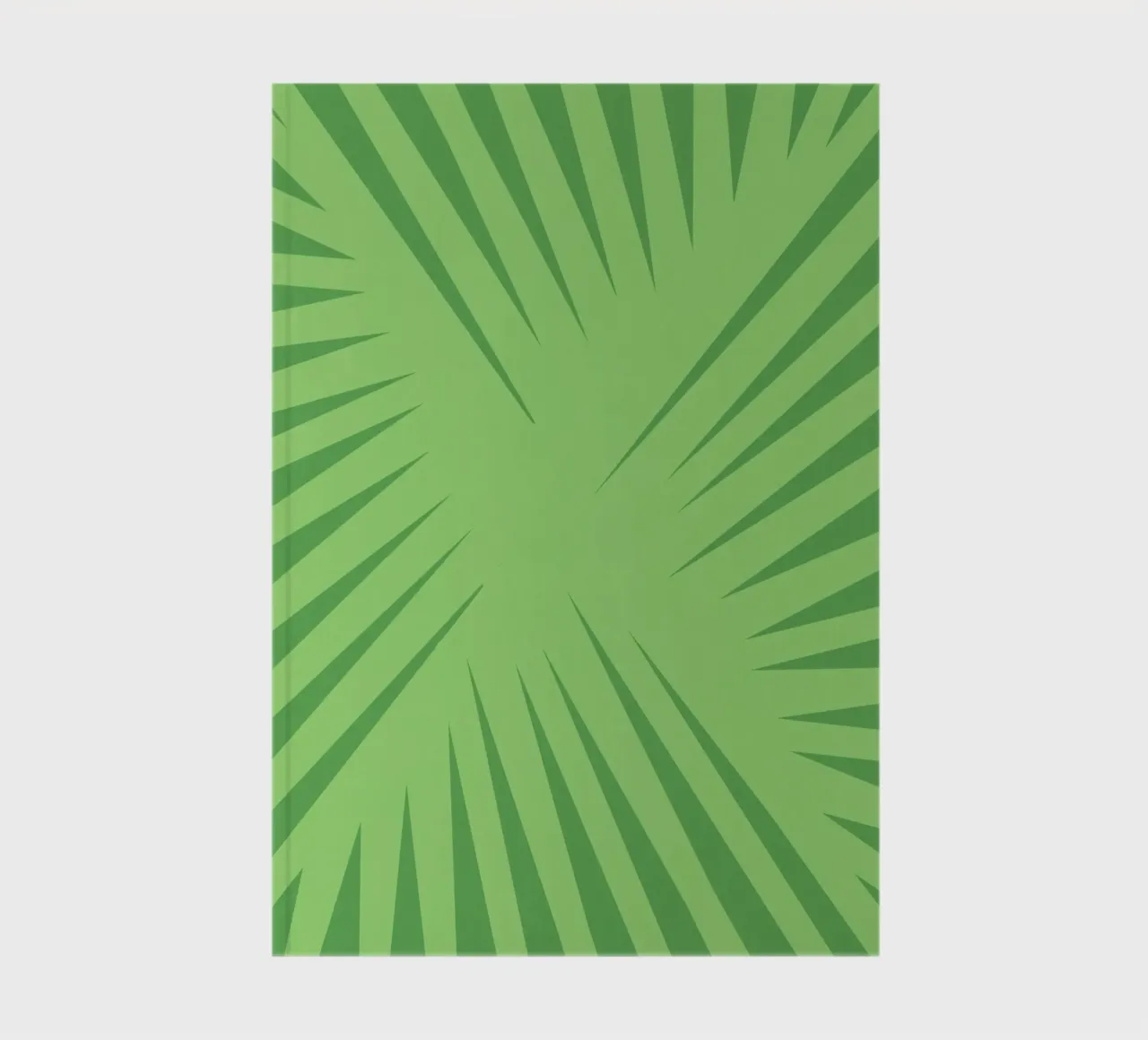 Palm leaf pattern notebook by Little Dean