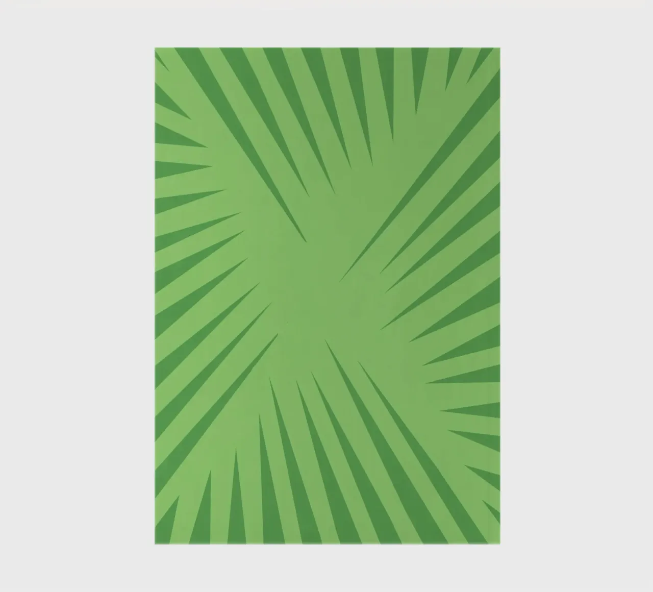 Palm leaf pattern notebook by Little Dean