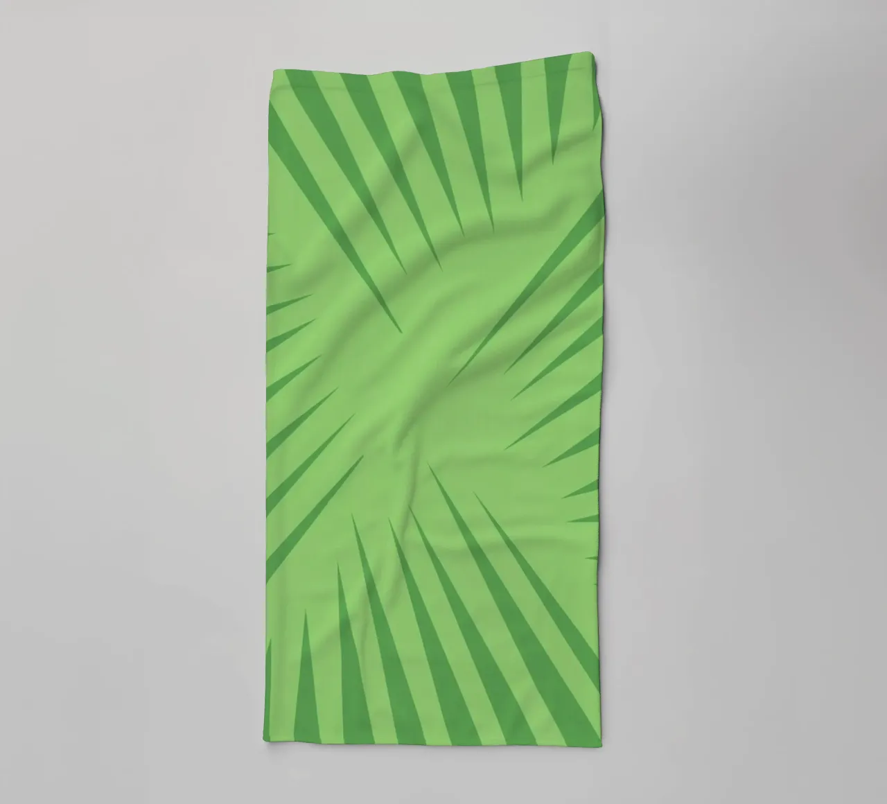 Palm leaf pattern towel by Little Dean