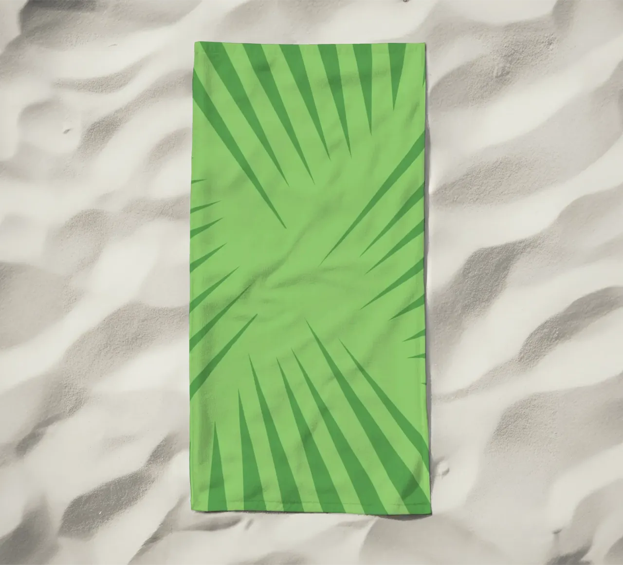 Motivo a foglie di palma telo mare da Little Dean