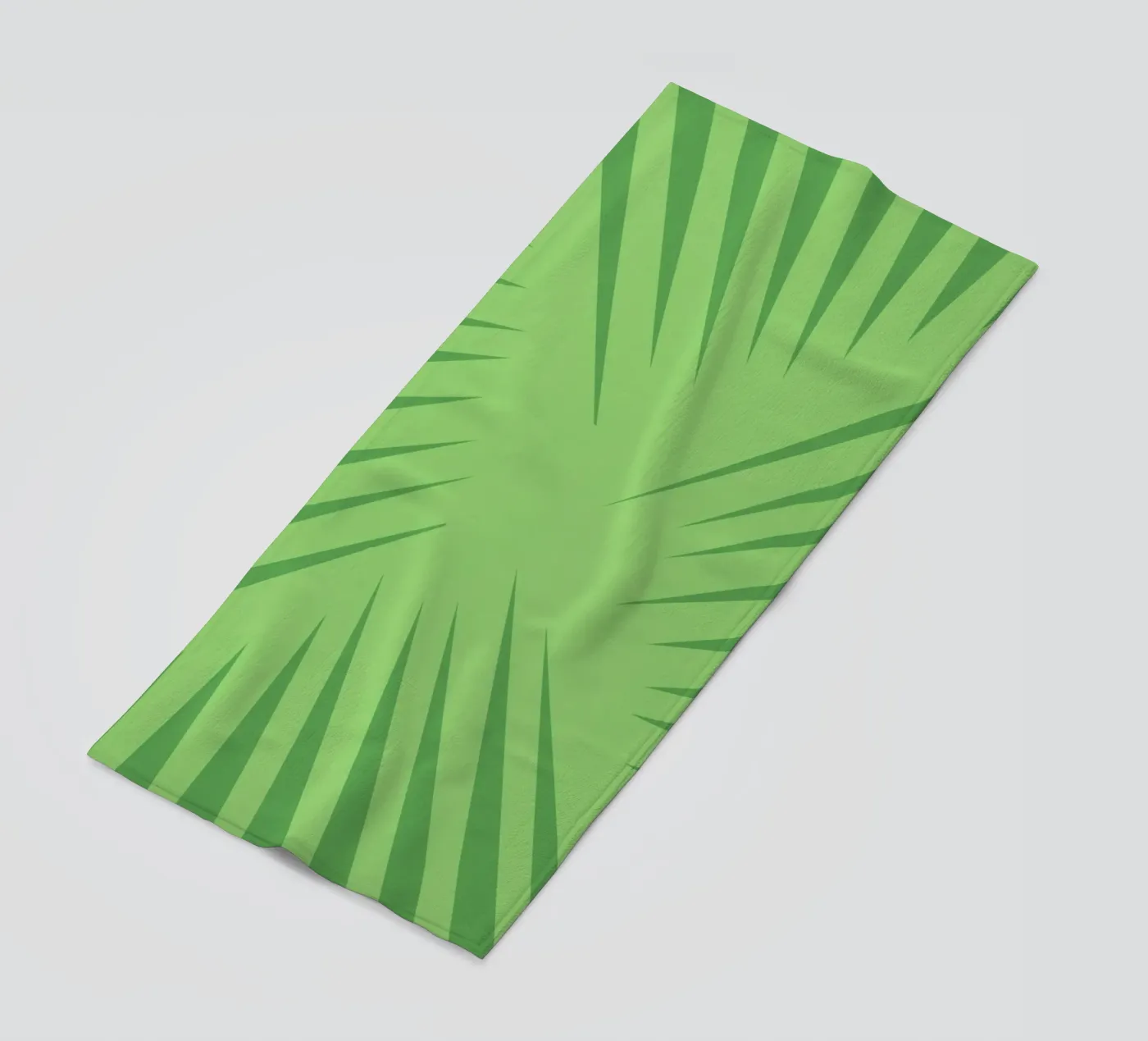 Palm leaf pattern strandhanddoek van Little Dean