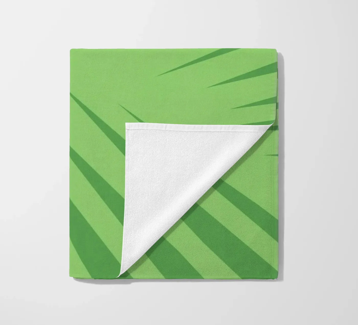 Palm leaf pattern strandhanddoek van Little Dean