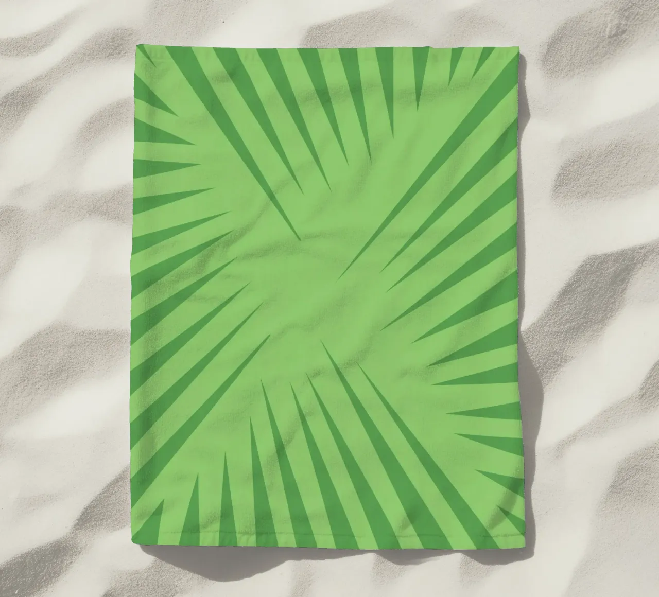 Motivo a foglie di palma telo mare da Little Dean