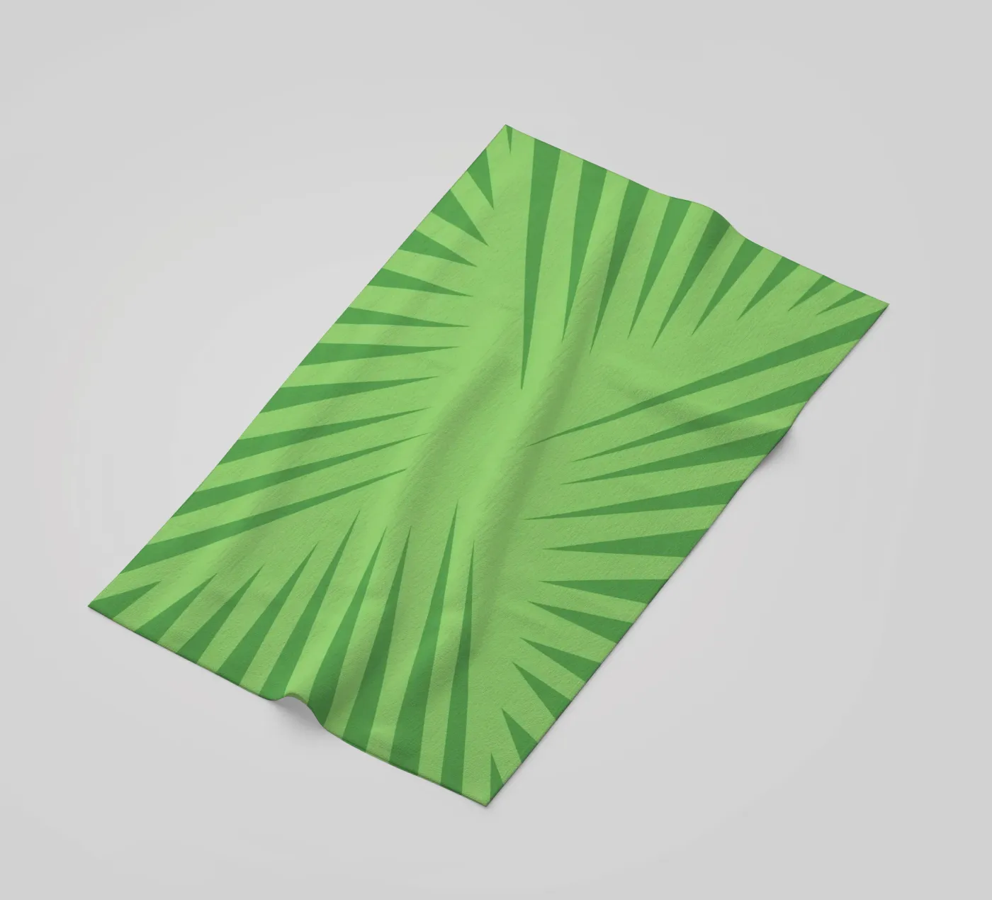 Palm leaf pattern strandhanddoek van Little Dean