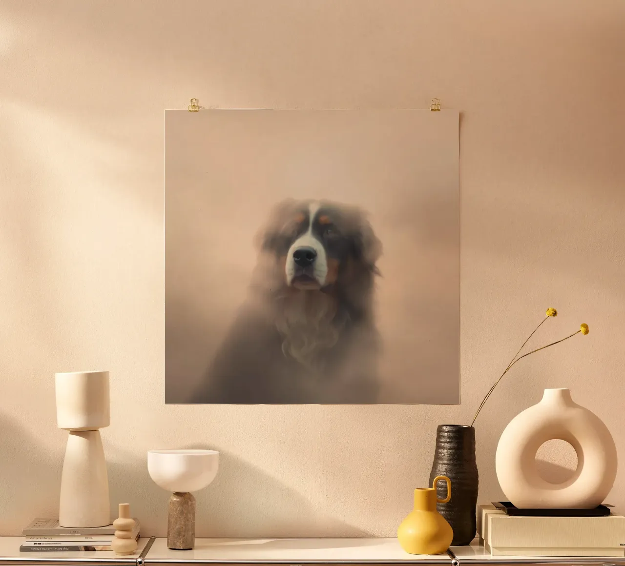 Bellissimo cane da montagna bernese #160 poster da Yumis.Beargang.and.Me