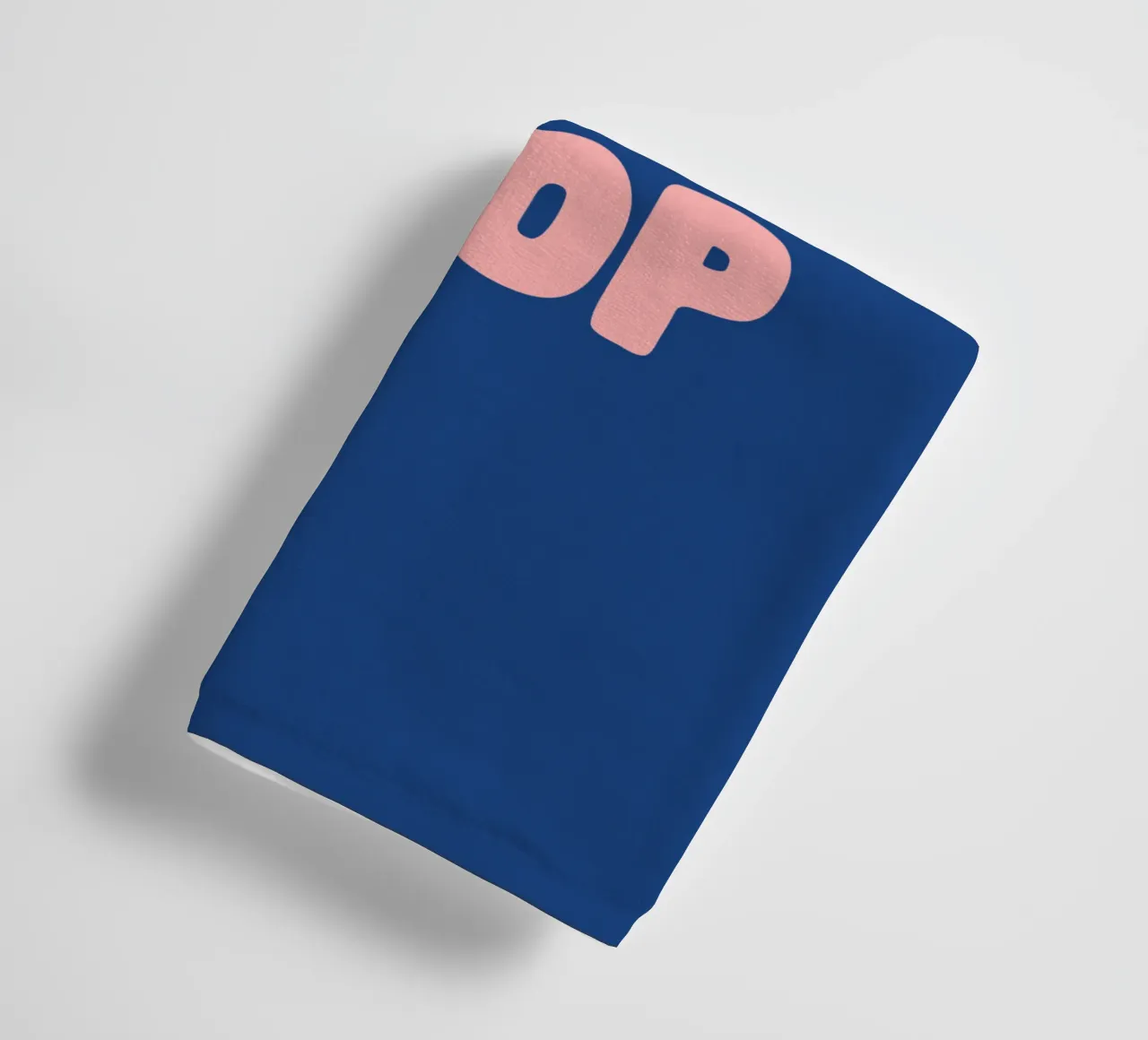 Have a Nice Poop Badezimmer Wanddekor in Pfirsich Blau Handtuch von THE MOTIVATED TYPE