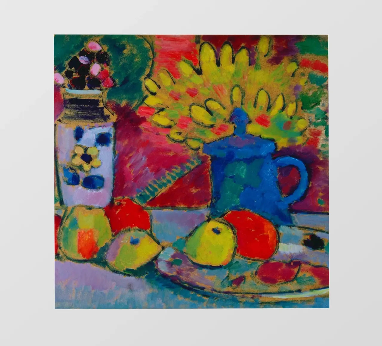 Alexej von Jawlensky - Natura morta con fiori e frutta telo in pvc da ARTOTHEK