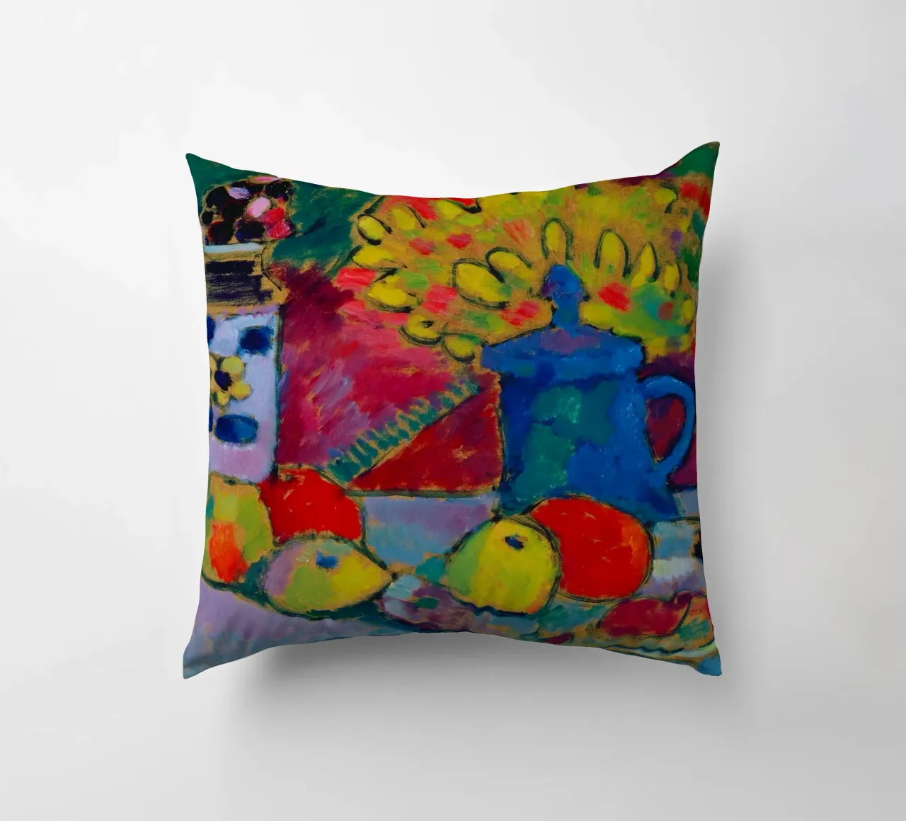Alexej von Jawlensky - Natura morta con fiori e frutta cuscino da ARTOTHEK