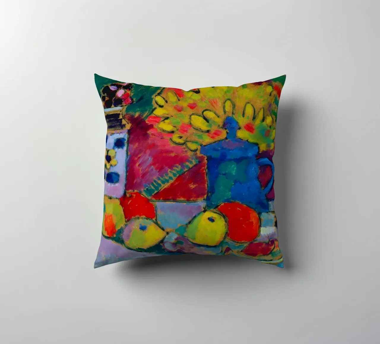 Alexej von Jawlensky - Natura morta con fiori e frutta cuscino da ARTOTHEK