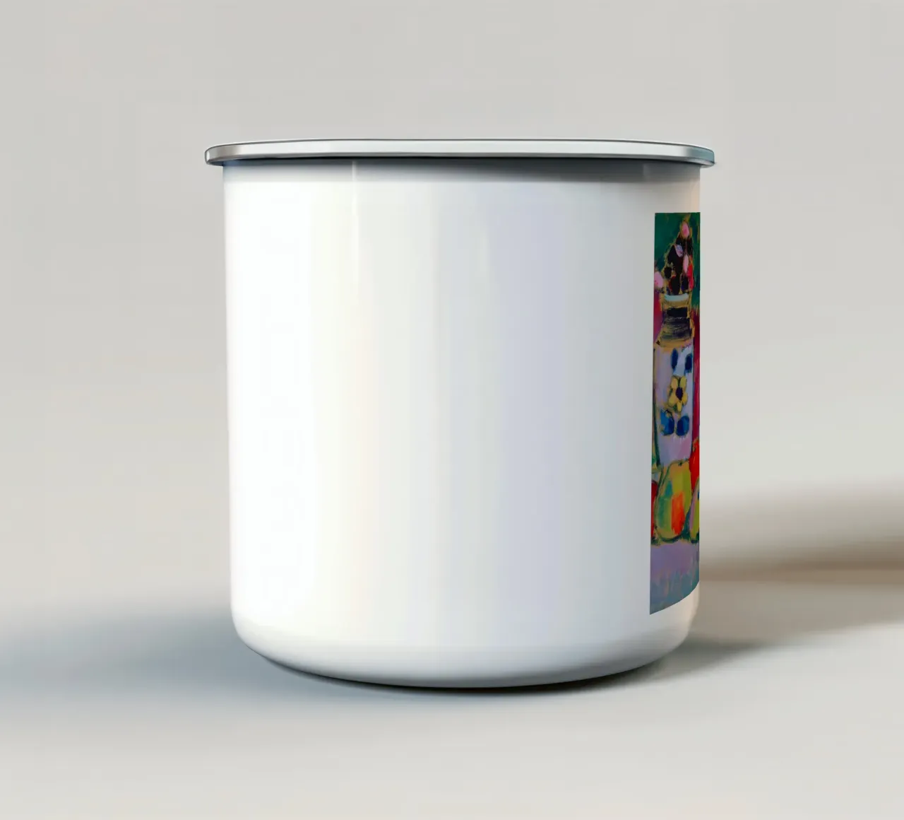 Alexej von Jawlensky - Natura morta con fiori e frutta tazza in smalto da ARTOTHEK